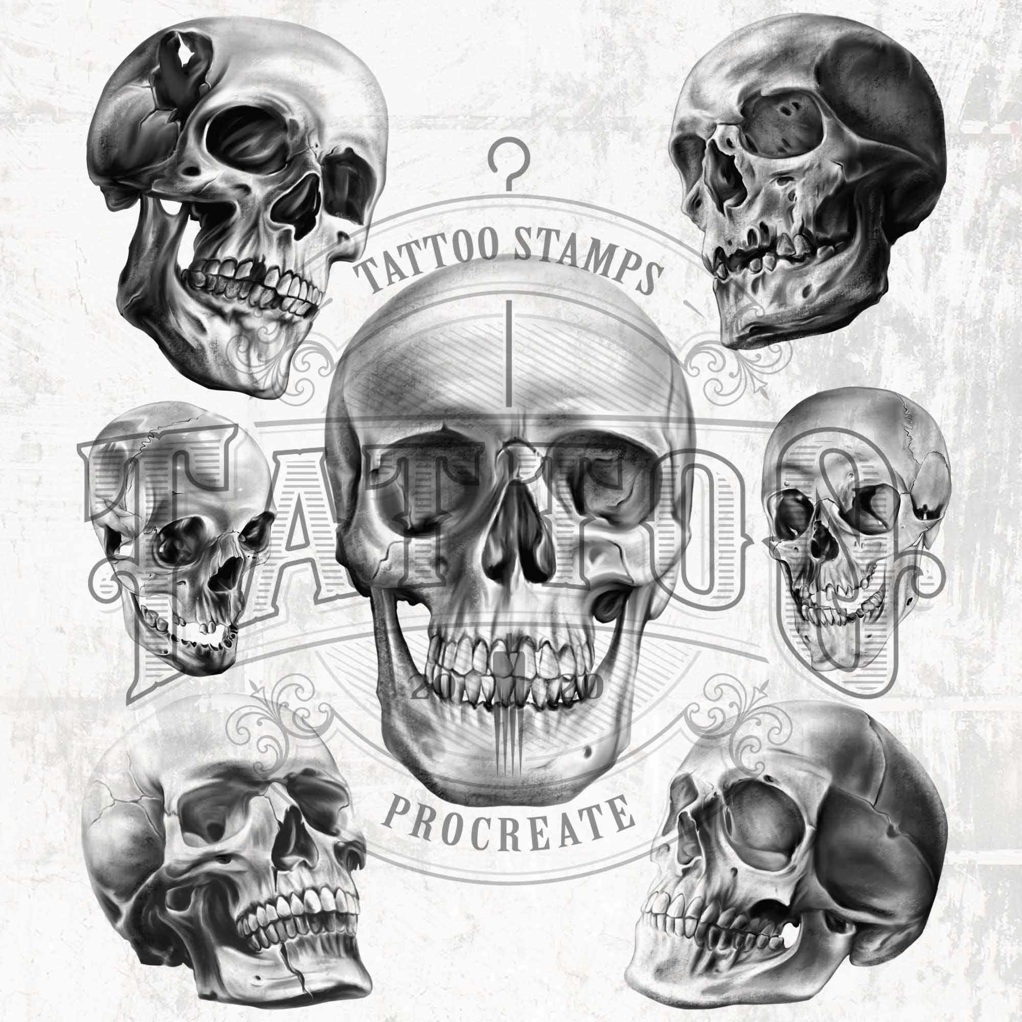 Realistic Skull Rose and Card Tattoo  Jesu Tattoo Studio